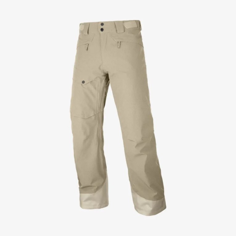 Calça De Esqui Salomon Untracked Masculino Caqui | PT Y62537